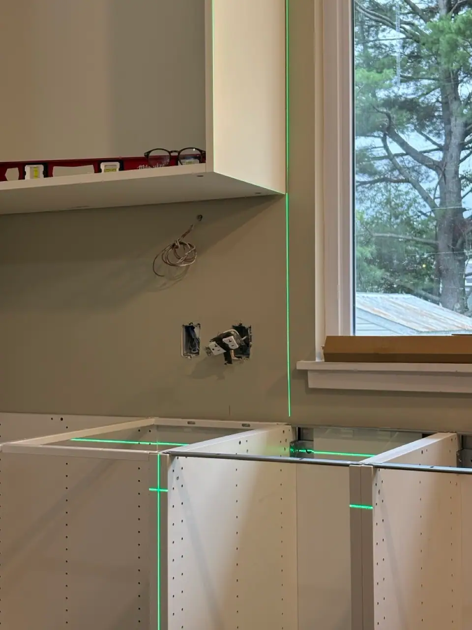 Base and corner cabinet installation, project photo 13
